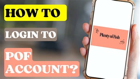 How To Login To POF.com .